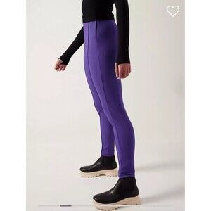 New Athleta Glacier Snow‎ Skinny Pant II Purple Ski Pants Water Repellent Size 2